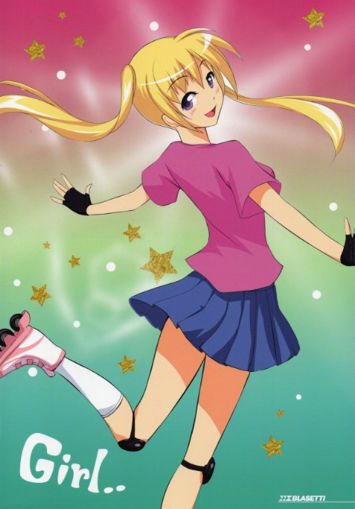 Picture of NOTEBOOK A4 RULED 80PGS GIRL ON ROLLERS